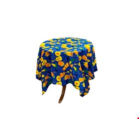 Toalha De Mesa São João Azul 1,45cmL X 1,45cmC