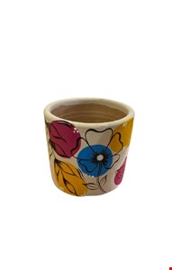 Vaso Florido de Barro 14cmA 16cmD