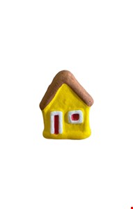 Casa Amarela Barro 9cmL PP