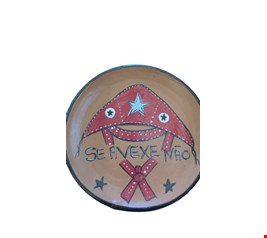 Bandeja Decorativo / Se Avexe não - 28cmD