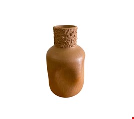 Vaso de Barro Textorizado G 32cmA 9cmD
