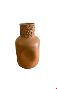 Vaso de Barro Textorizado G 32cmA 9cmD