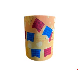 Capa de Cilindro São João Bandeirolas  - 60cmA 45cmD