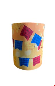 Capa de Cilindro São João Bandeirolas  - 60cmA 45cmD