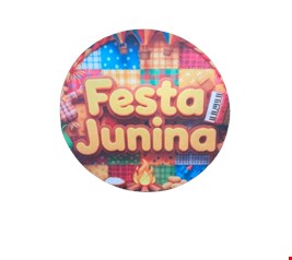 Painel Redondo Sublimado - São João Festa Junina ll 1,50cmD