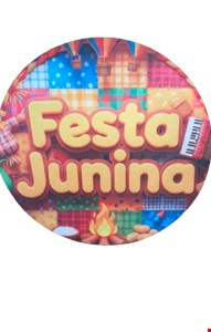 Painel Redondo Sublimado - São João Festa Junina ll 1,50cmD