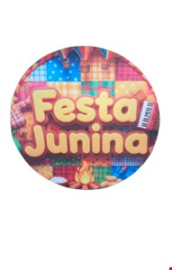 Painel Redondo Sublimado - São João Festa Junina ll 1,50cmD