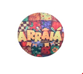 Painel Redondo Sublimado - São João Arraiá 1,50cmD