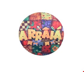 Painel Redondo Sublimado - São João Arraiá 1,50cmD