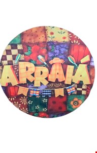 Painel Redondo Sublimado - São João Arraiá 1,50cmD