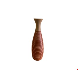 Vaso Listrado Vermelho  44cmA 