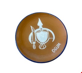 Prato Decorativo Ogum