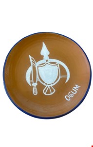 Prato Decorativo Ogum
