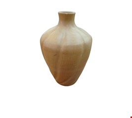 Vaso em barro com listras - 36cmA