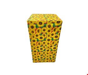 Cubo Retangular Girassol com Vermelho G 80cmAx43cmD