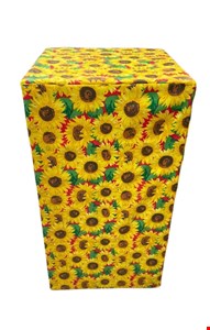 Cubo Retangular Girassol com Vermelho G 80cmAx43cmD