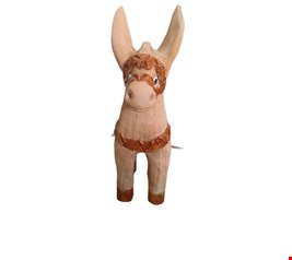 Burro de carga em barro com balaios G - 30cmA