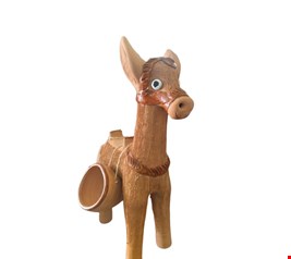 Burro de carga com barro e balaios - 63cmA 