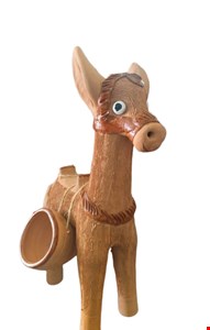 Burro de carga com barro e balaios - 63cmA 