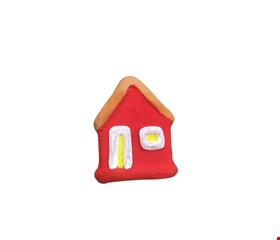 Placa decorativa de casa / Vermelha - 8 cmA Placa decorativa de casa / Vermelha - 8 cmA