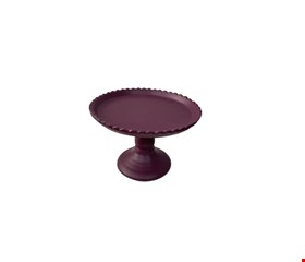 Suporte Balaustre Borda Ondulada Roxo-12cmA 18cmD