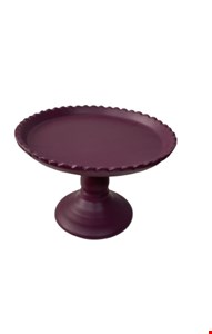 Suporte Balaustre Borda Ondulada Roxo-12cmA 18cmD