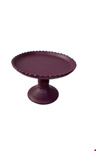 Suporte Balaustre Borda Ondulada Roxo-12cmA 18cmD