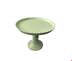 Suporte Balaustre Borda Ondulada Verde Claro-18cmA 22cmD