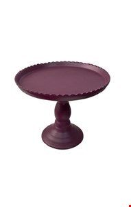 Suporte Balaustre Borda Ondulada Roxo -18cmA 22cmD