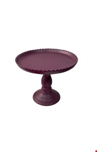 Suporte Balaustre Borda Ondulada Roxo -18cmA 22cmD