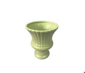 Vaso Canelado Verde Claro 20cmA 17cmD 