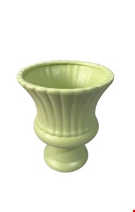Vaso Canelado Verde Claro 20cmA 17cmD 