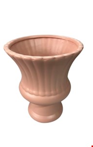 Vaso Canelado Rosa Chá  20cmA 17cmD
