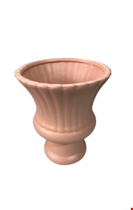 Vaso Canelado Rosa Chá  20cmA 17cmD