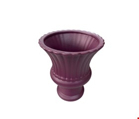 Vaso Canelado Roxo 20cmA 17cmD
