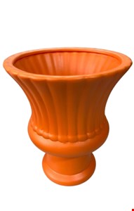 Vaso Canelado Laranja 20cmA 17cmD