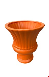 Vaso Canelado Laranja 20cmA 17cmD