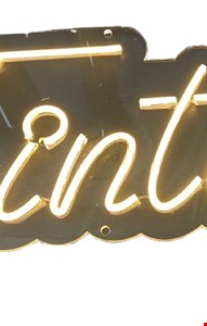 Letreiro em Led - Trintei Luz amarela 40cmC Letreiro em Led - Trintei Luz amarela 40cmC