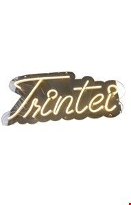 Letreiro em Led - Trintei Luz amarela 40cmC Letreiro em Led - Trintei Luz amarela 40cmC