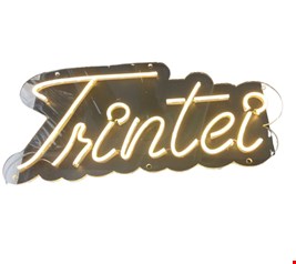 Letreiro em Led - Trintei Luz amarela 40cmC Letreiro em Led - Trintei Luz amarela 40cmC