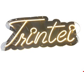 Letreiro em Led - Trintei Luz amarela 40cmC Letreiro em Led - Trintei Luz amarela 40cmC