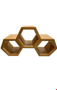 Temático Abelha - Suporte Colmeia Bamboo 16cmA 30cmL