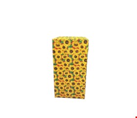 Cubo São João Girassóis com Fundo Vermelho - 80CmA 42cmL