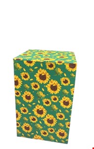 Cubo São João Girassóis com Fundo Verde  - 50cmA 33cmL