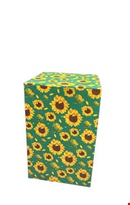 Cubo São João Girassóis com Fundo Verde - 50cmA 33cmL Cubo São João Girassóis com Fundo Verde - 50cmA 33cmL