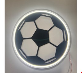 Led Bola de Futebol Luz Branco Quente 35cmA 35cmL