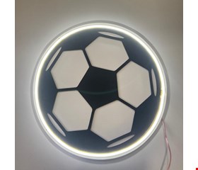 Led Bola de Futebol Luz Branco Quente 35cmA 35cmL