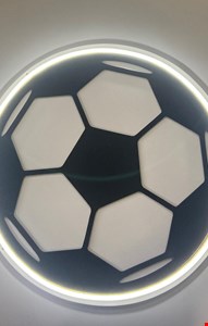 Led Bola de Futebol Luz Branco Quente 35cmA 35cmL