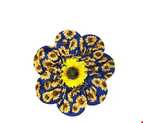 Flor de Girassol Azul G