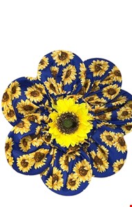 Flor de Girassol Azul G